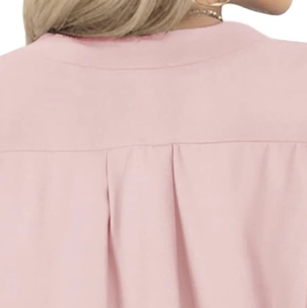 $5 BUNDLE SALE! Roll-Tab 3/4 Sleeve Blouse, Pink, Sz XL, NWOT - Picture 4 of 6